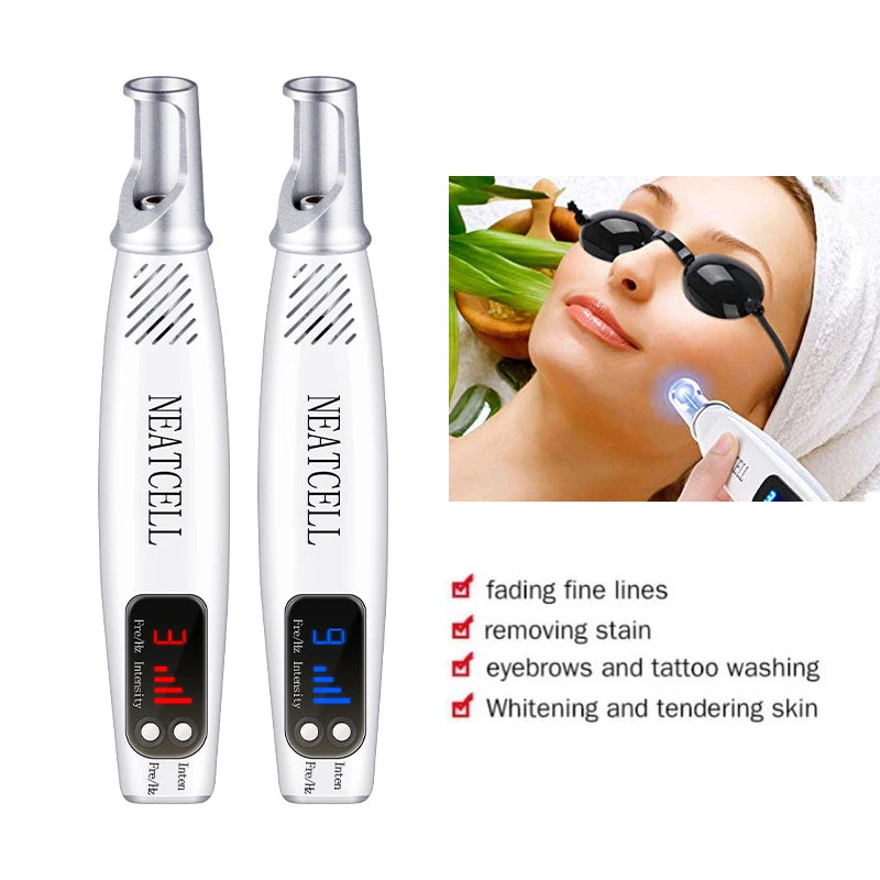 NovaDerm Laser Pen For Tattoo, Moles And Freckles Removal