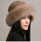 Aurelia Mink Fur Hat | Luxe Winter Accessory For Cold