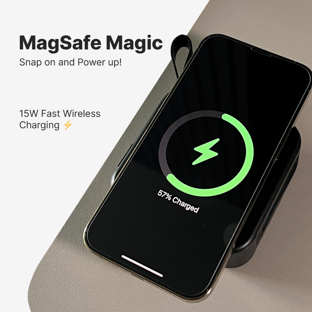 NomadPro 5-in-1 Wall Charger With Wireless Pad 10000mAh