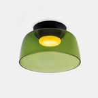 AuroraMed Medieval Glass Ceiling Lamp With Nordic Charm