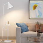 Lumora LED Floor Lamp With Tray For Living Room And Bedroom