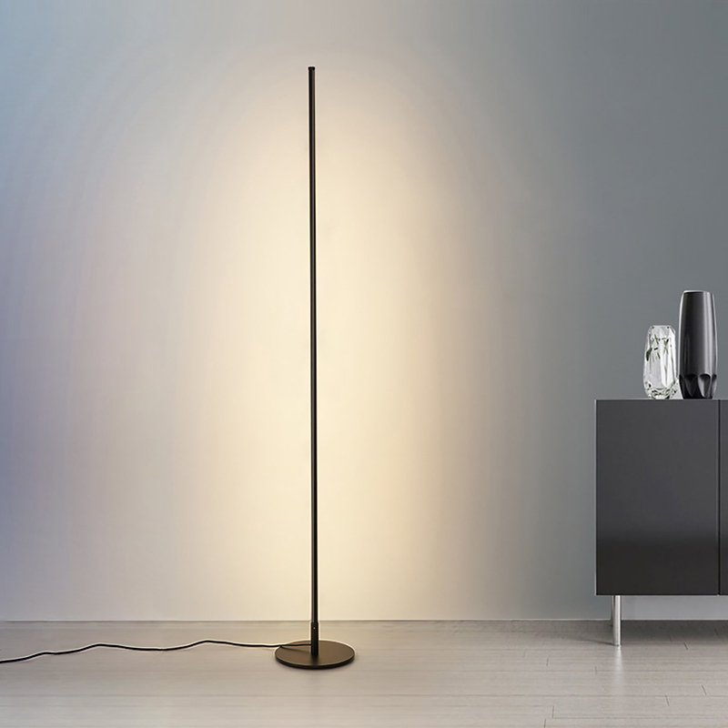 NovaLumen Sleek Modern LED Floor Lamp With Remote Control