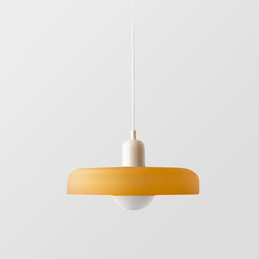Arkea | Colored Glass Pendant Light With Adjustable Height