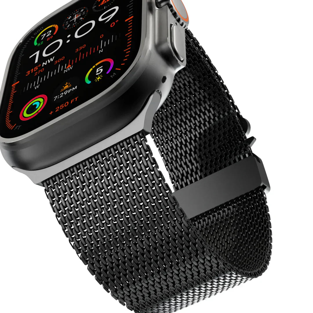 ApexWeave Titanium Milanese Loop Band for Apple Watch