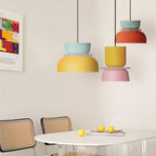 Scandi Color Block Pendant Lamp For Kitchen And Dining