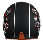 AeroNova Open-Face Helmet KB2 With Featherlight ABS Shell