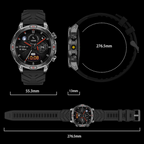 TrailQuest Pro Montre Intelligente GPS Fréquence Cardiaque et Oxygène dans le Sang