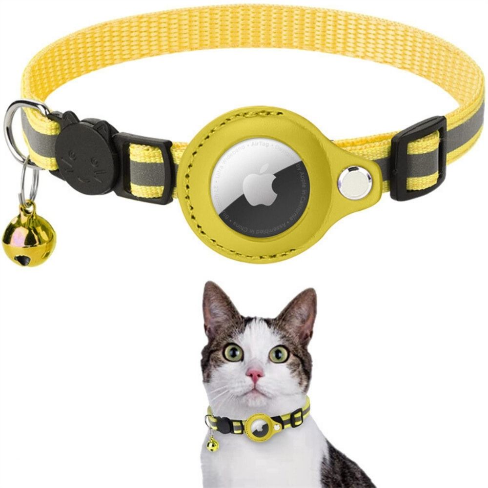 Lunara Reflective Cat Collar With Quick Release And Built In GPS Tracker Mount For Safe Night Tracking