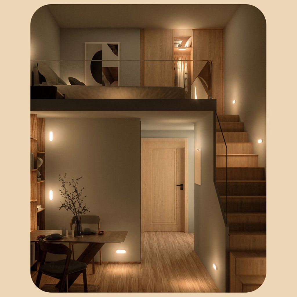 LumaGlow Motion Sensor Wall Light, Wireless Rechargeable