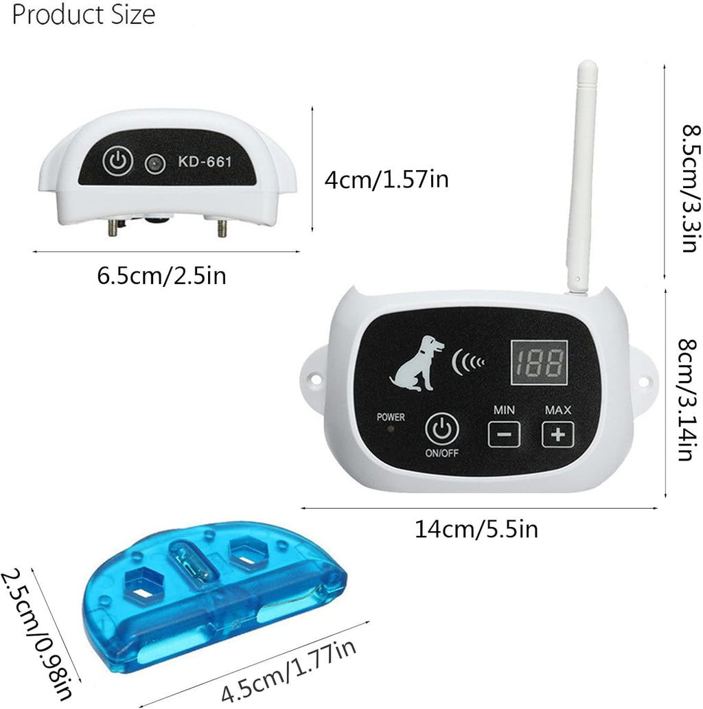Collare per cane wireless Kairo, impermeabile e ricaricabile