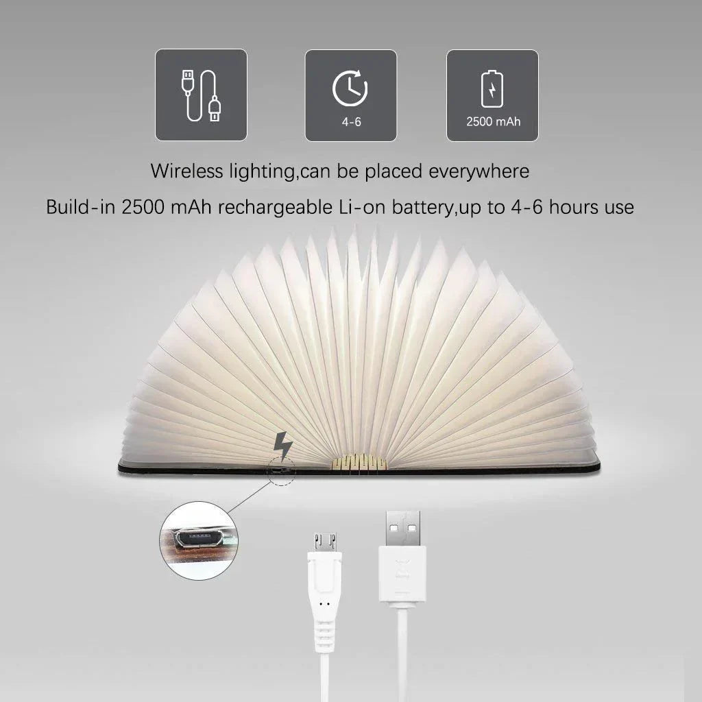 Aurora LED Book Lamp | Nightstand Reading Light For Home