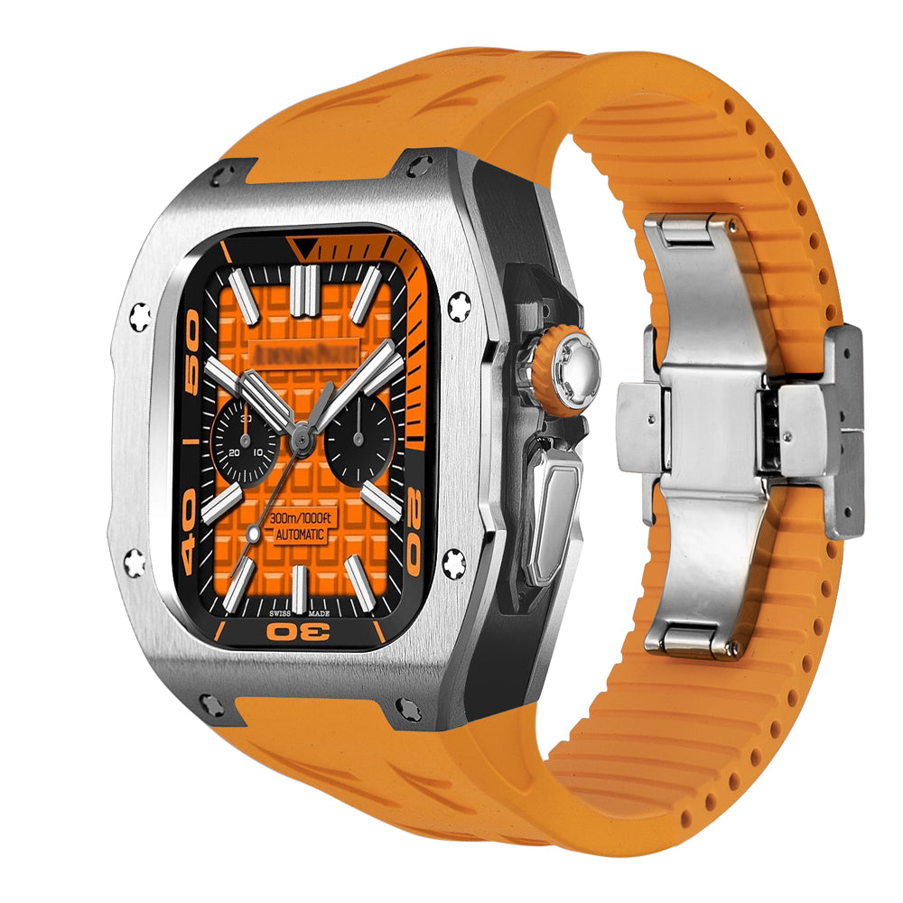 NovaGuard Titanium Case and Fluor Rubber Band for AW Ultra