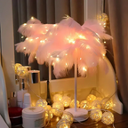 NovaFeather Lamp with Soft Glow for Elegant Home Decor