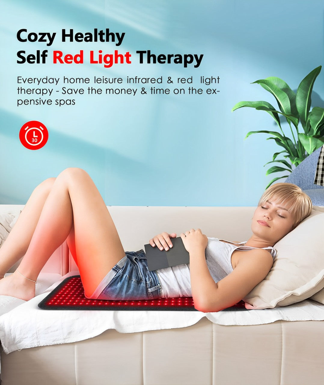 Clinical-Grade At-Home Red Light Therapy Large Pad & Wrap
