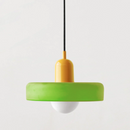 Arkea | Colored Glass Pendant Light With Adjustable Height