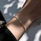 Marielle Elegant Shimmering 925 Sterling Silver Water-Inspired Handcrafted Bracelet Gift For Her