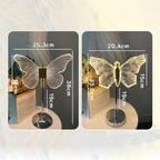 Lunara Crystal LED Butterfly Table Lamp For Bedroom