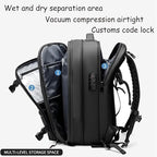 AstraVoyage 60L Expandable Backpack with Wet Dry Storage