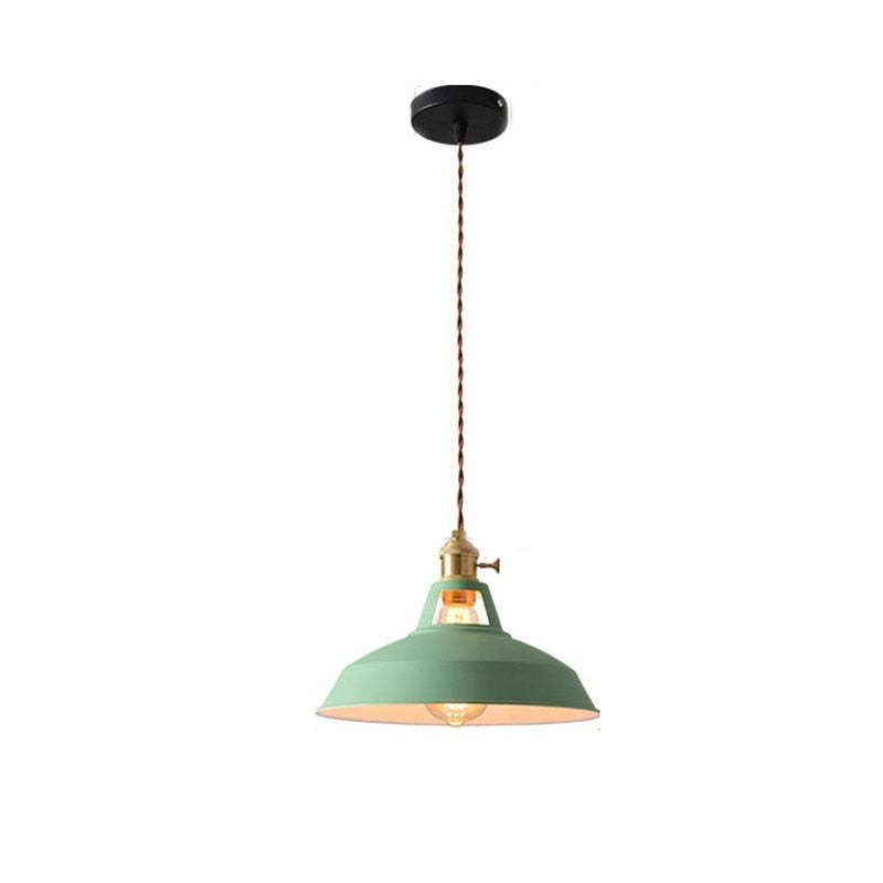 Iriselle Morandi Metal Pendant Light Colorful Glow