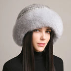 Aurelia Mink Fur Hat | Luxe Winter Accessory For Cold
