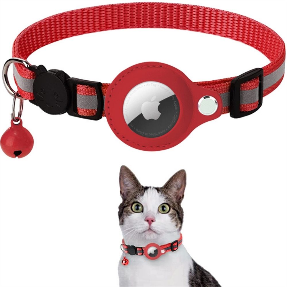 Lunara Reflective Cat Collar With Quick Release And Built In GPS Tracker Mount For Safe Night Tracking