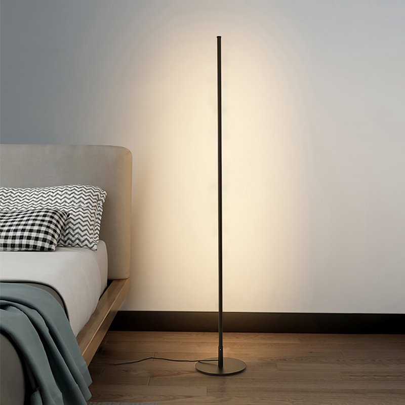 NovaLumen Sleek Modern LED Floor Lamp With Remote Control