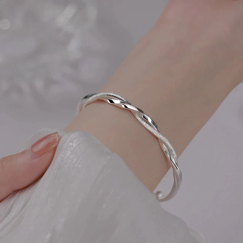 Liora Braided Sterling Silver Bracelet For Women, Stylish Timeless Jewelry For Every Occasion