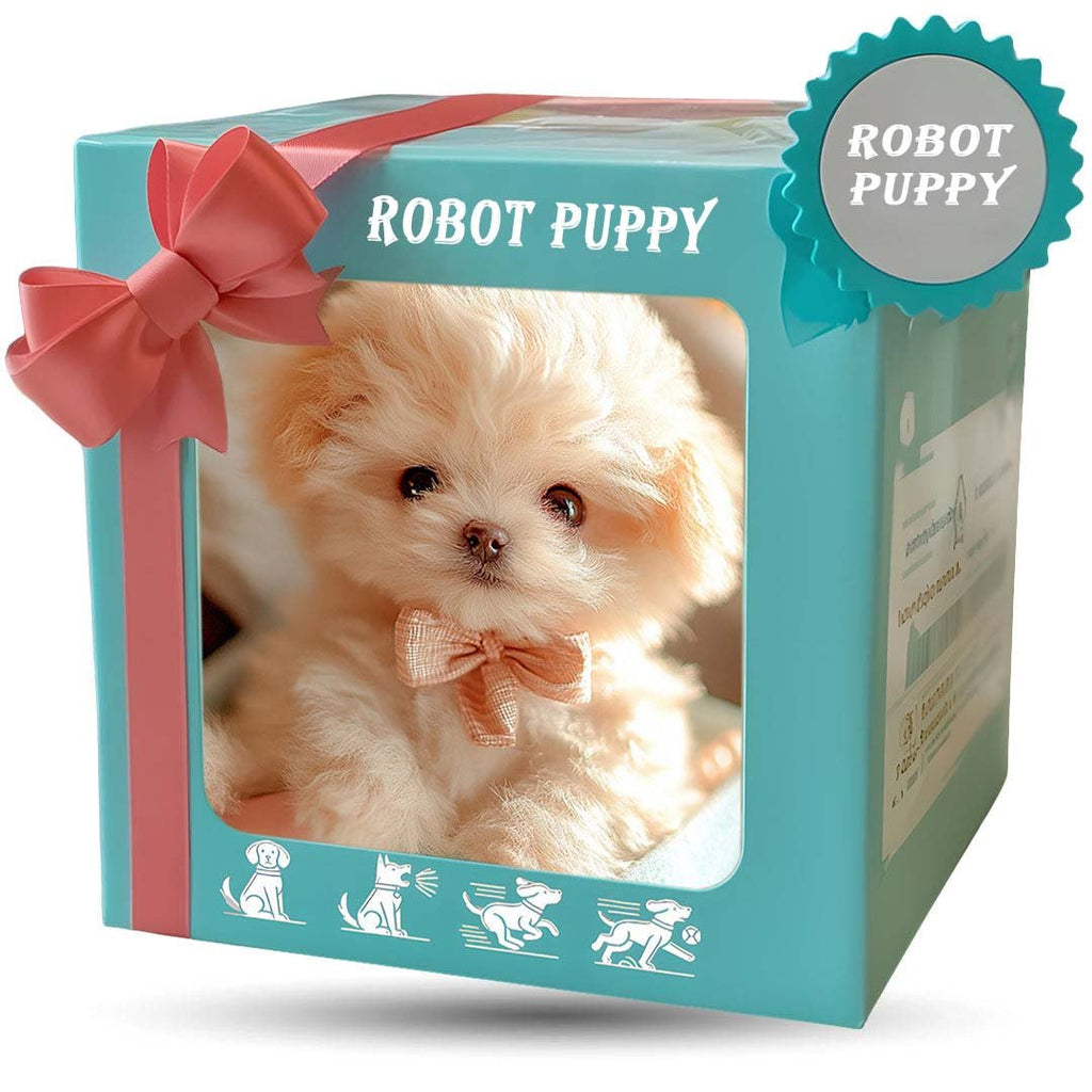PawSense Interactive Plush Puppy With Lifelike Movements, Wagging Tail, Touch Responsive Companion For Kids And Seniors