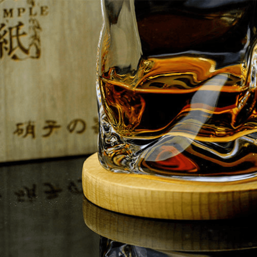 Kaito Japanese Edo Kiriko Crumple Whisky Glass Artisan