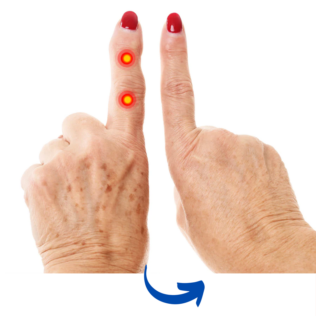 Virelle Arthritis Rotlichttherapie Nahinfrarot-Handschuhe