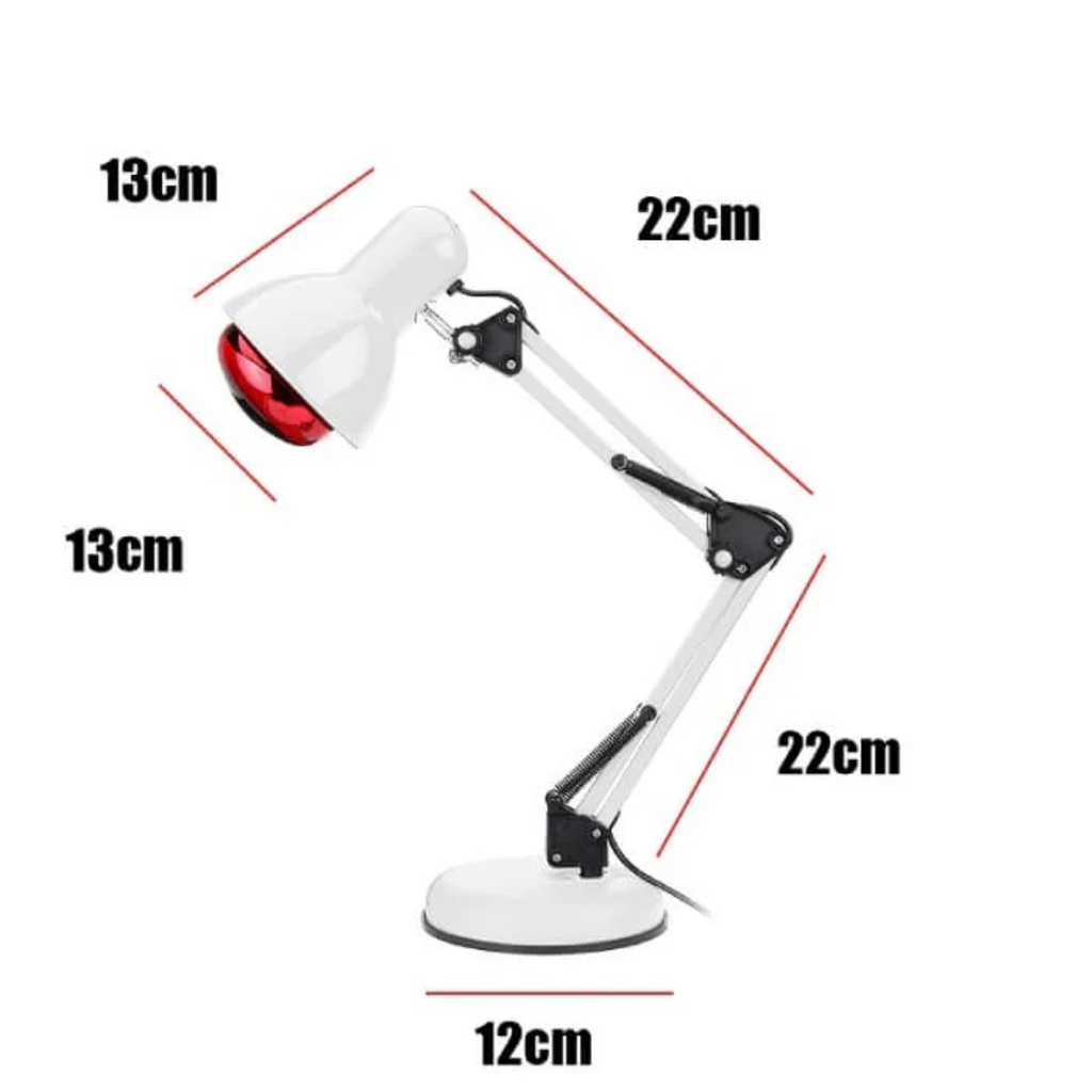 Red Light Therapy Lamp With Infrared Heat And Tripod Stand