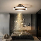 AureliaGlow Gold LED Ceiling Light For Living Rooms