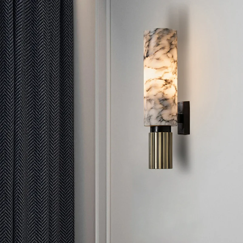 Lunara | Modern Marble Wall Lamp With Adjustable Brightness