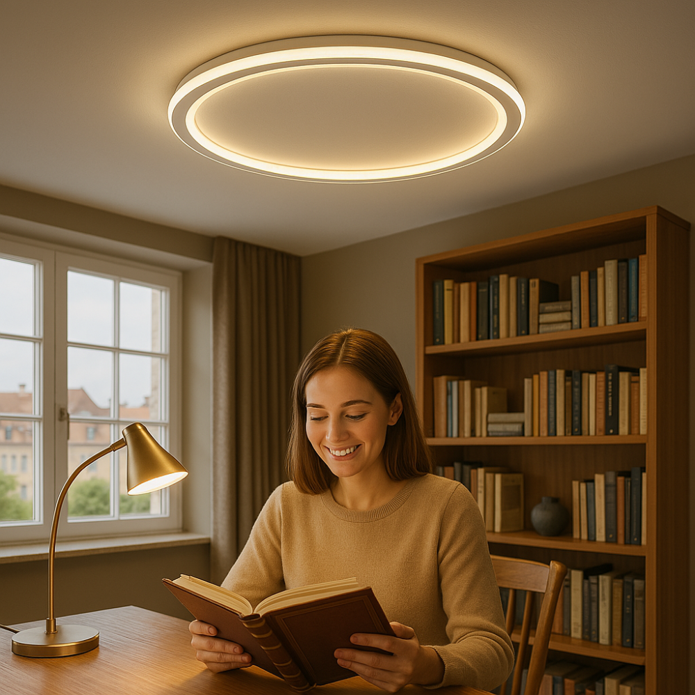 Nordhavn Dimmable Scandinavian LED Ceiling Light In Warm White For Living Room Dining Room And Hallway