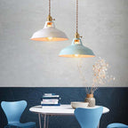 Iriselle Morandi Metal Pendant Light Colorful Glow