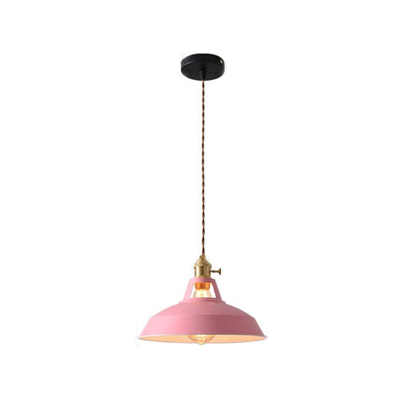 Iriselle Morandi Metal Pendant Light Colorful Glow