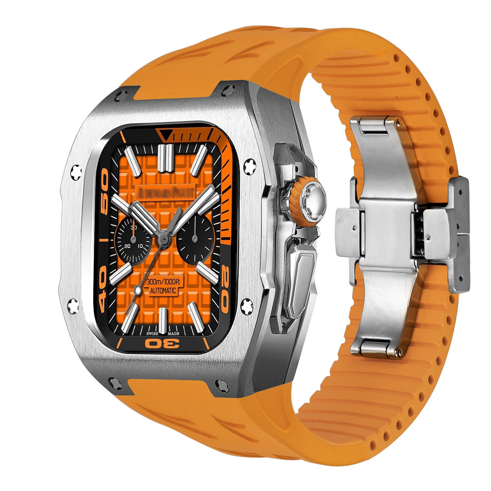 NovaGuard Titanium Case and Fluor Rubber Band for AW Ultra