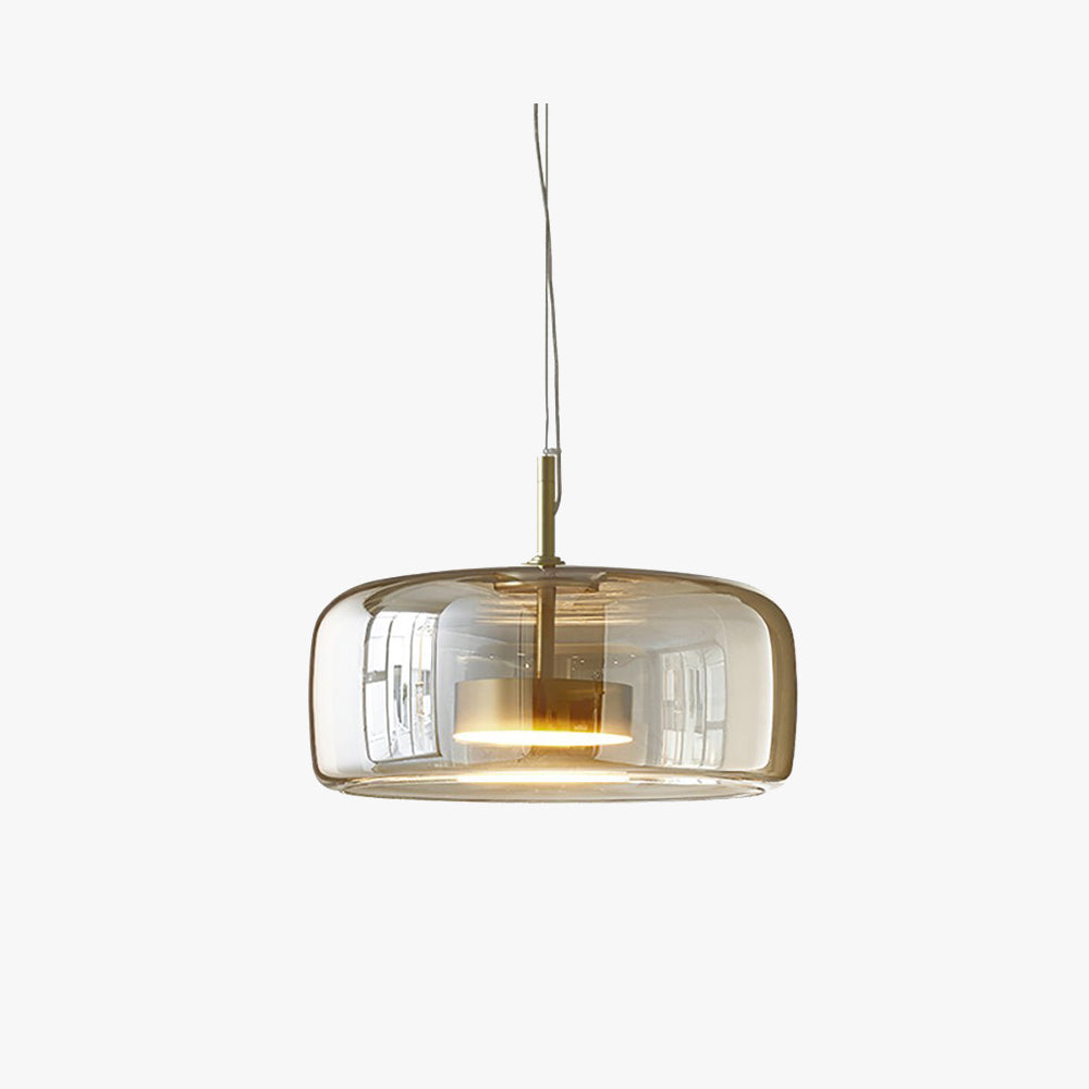 NovaLoom Vintage-Style Retro Pendant Lamp With Amber Glow