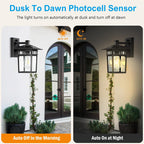 Kirrea Outdoor Waterproof Aluminum Wall Lantern for Backyard