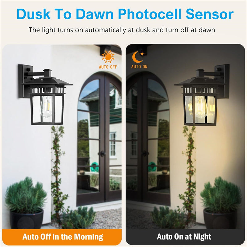 Kirrea Outdoor Waterproof Aluminum Wall Lantern for Backyard