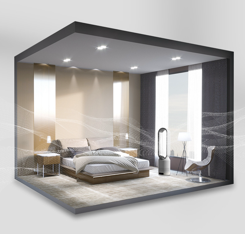 Brisa | Quiet 3-in-1 Bladeless Air Cooler & Purifier Fan