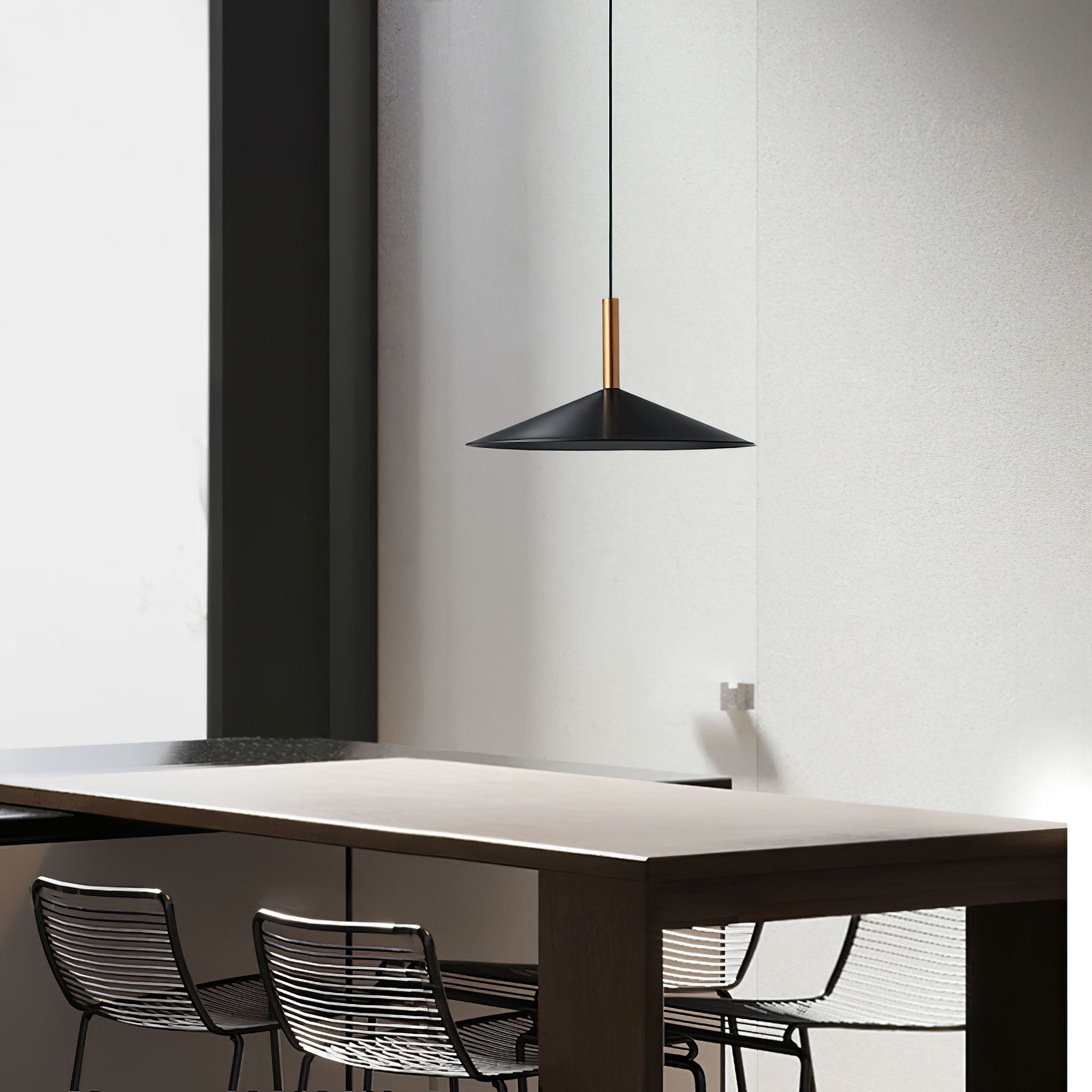 Astra Cone Pendant Light For Modern Spaces With Soft Glow