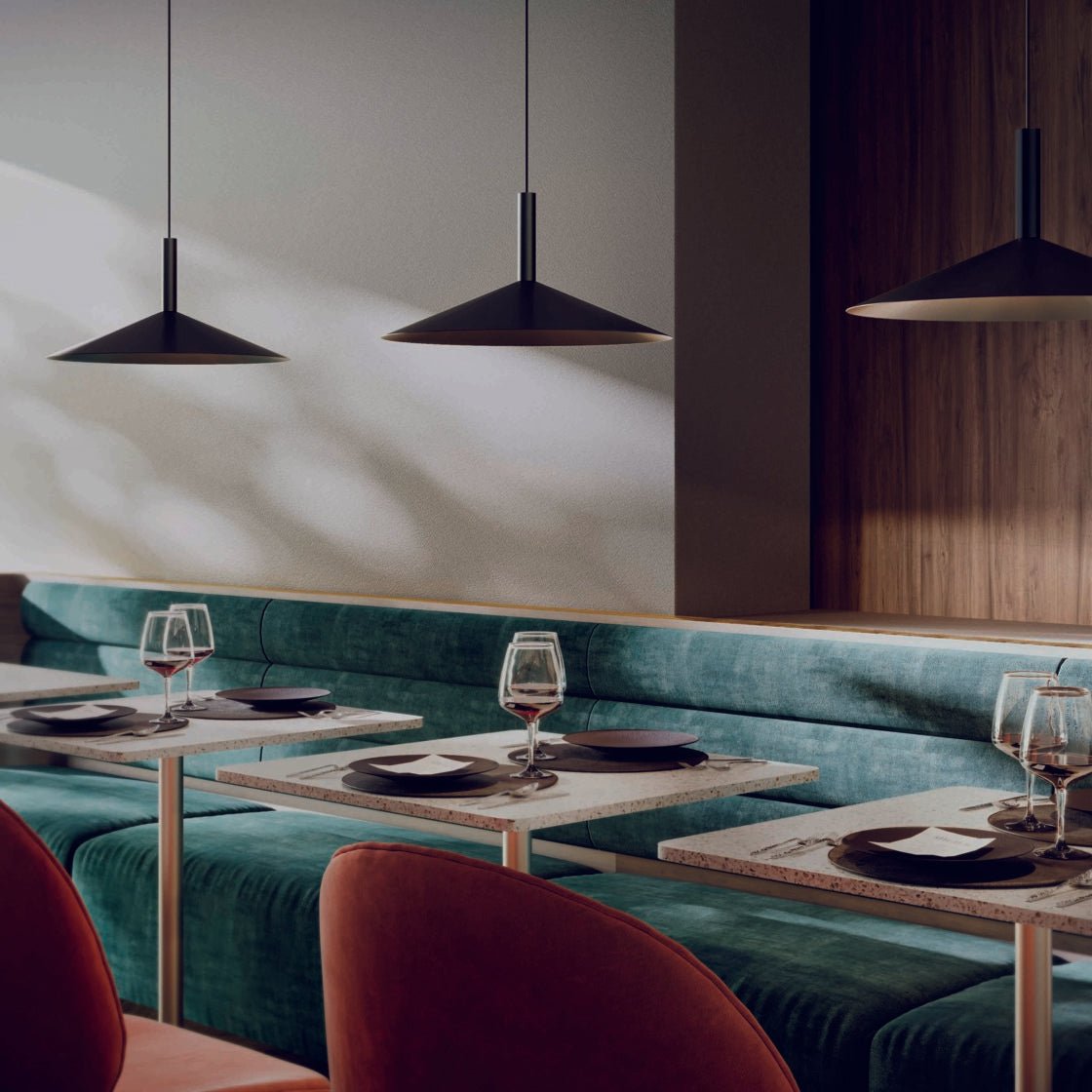 Astra Cone Pendant Light For Modern Spaces With Soft Glow