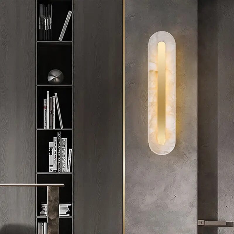 Quorra Marble Round Wall Light Timeless Home Glow Elegance