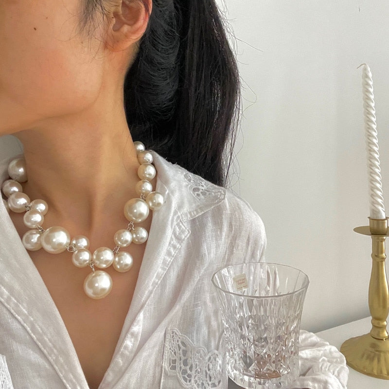 Lumineve Pearl Boutique By Elara - Elegant Pearl Necklace For Timeless Romantic Style And Classic Sophistication