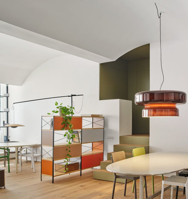 Aurelia Blown Glass Pendant Lamp With Organic Shape