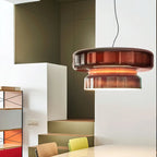 Aurelia Blown Glass Pendant Lamp With Organic Shape