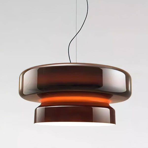 Aurelia Blown Glass Pendant Lamp With Organic Shape