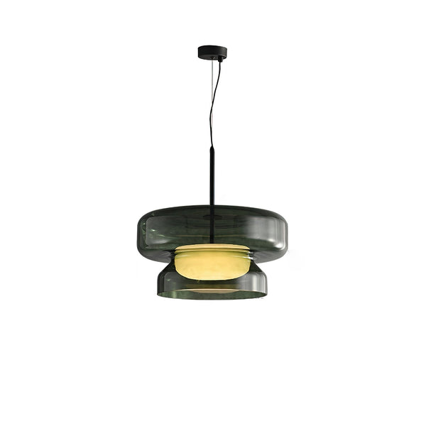 Aurelia Blown Glass Pendant Lamp With Organic Shape