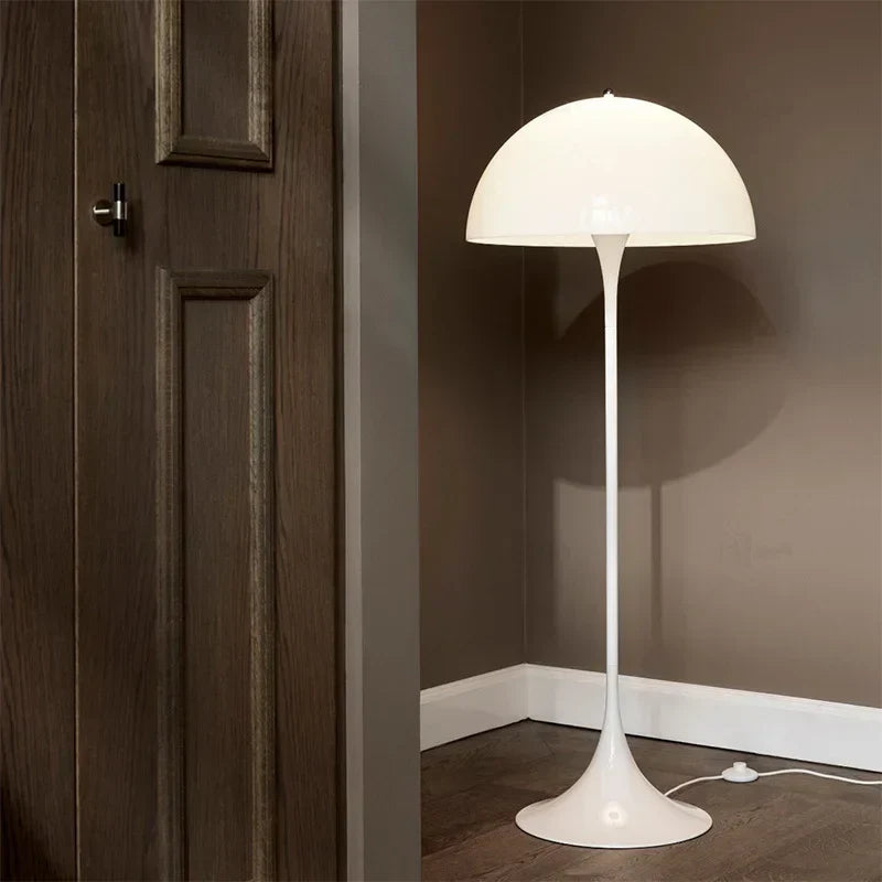 Aurora LED Mushroom Floor Lamp Scandinavian Style Bedroom
